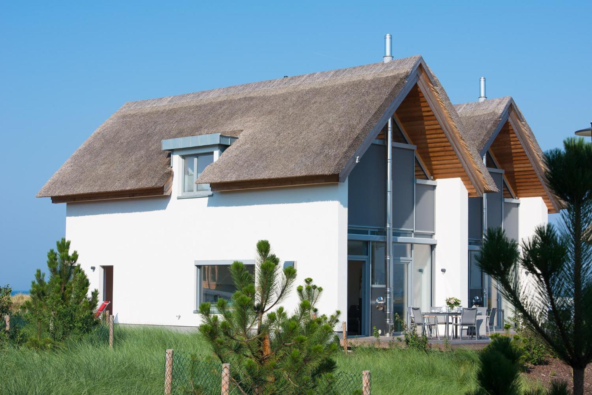 Ostsee - Reetdachhaus Nr 37 "Renate" Im Strand Resort Heiligenhafen Exterior foto